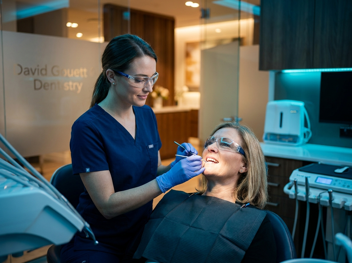 A serene dental clinical environment